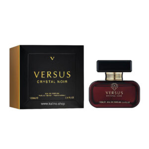 عطر ادکلن زنانه ورساچه کریستال نویر فراگرنس ورد ورسوس کریستال نویر (Fragrance World Versace Crystal Noir)