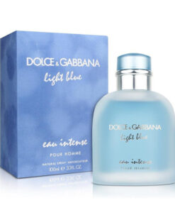 عطر ادکلن مردانه دولچه گابانا لایت بلو او اینتنس فراگرنس ورد (Fragrance World Dolce Gabbana Light Blue Eau Intense)