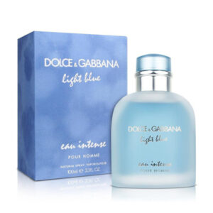 عطر ادکلن مردانه دولچه گابانا لایت بلو او اینتنس فراگرنس ورد (Fragrance World Dolce Gabbana Light Blue Eau Intense)